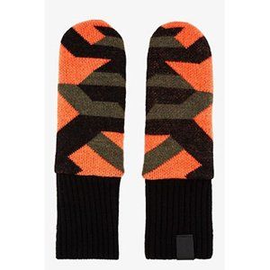 ADIDAS x Y3 Yohji Yamamoto Winter Knit Glove Mittens Olive Camo Wool